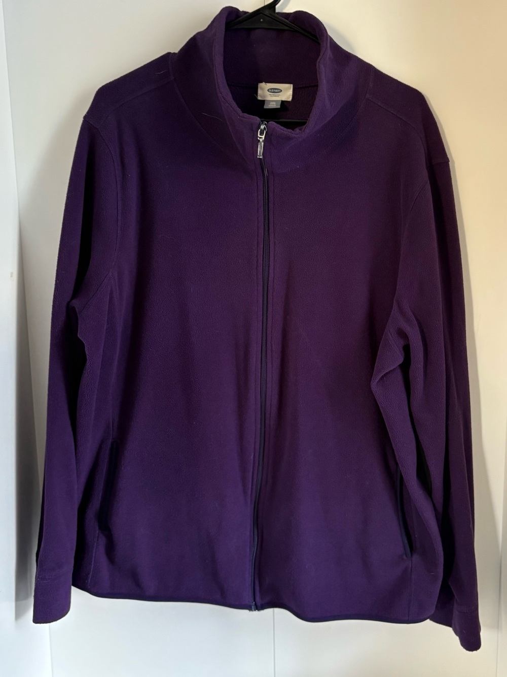 Old Navy XXL Purple Full-Zip Fleece Jacket